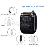 Máy trợ giảng không dây Shidu SD-S611 (UHF) - Ảnh 2